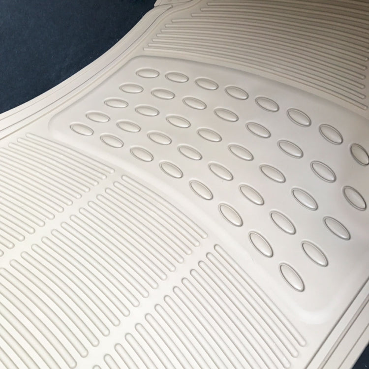 [US Warehouse] 3 PCS Replacement Anti-slip Rubber Car Floor Mats 88241(Beige)