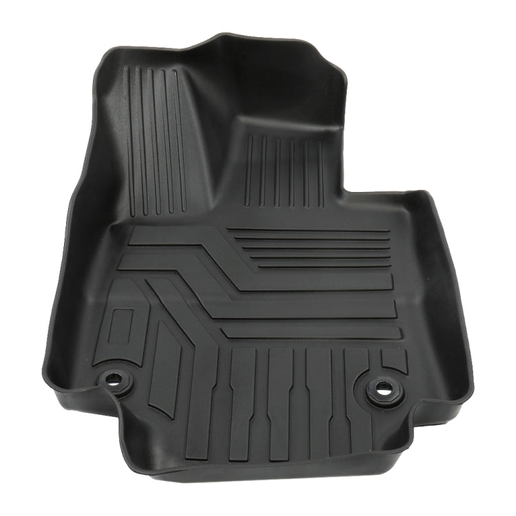 [US Warehouse] 3 PCS Floor Mat Black Rubber ALL Weather Liner for Toyota Tundra CrewMax / RAV4