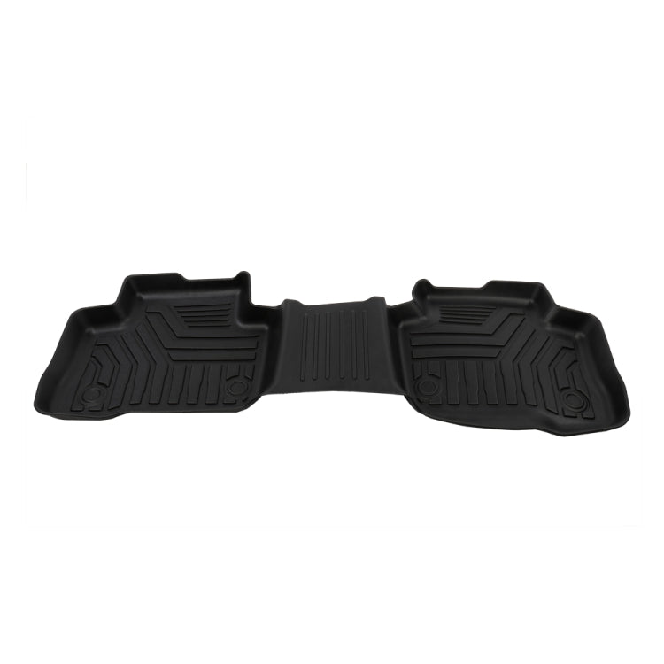[US Warehouse] 3 PCS Floor Mat Black Rubber ALL Weather Liner for Toyota Tundra CrewMax / RAV4