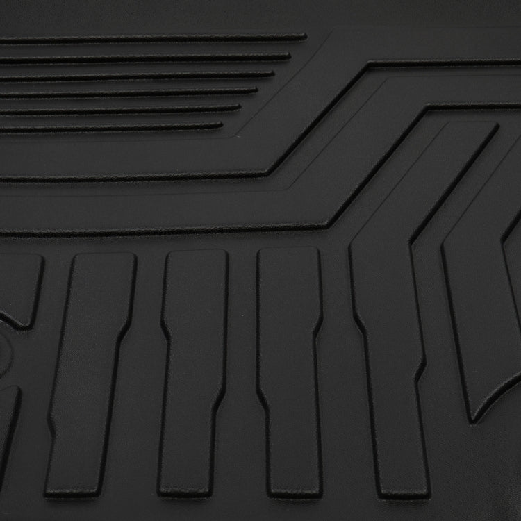 [US Warehouse] 3 PCS Floor Mat Black Rubber ALL Weather Liner for Toyota Tundra CrewMax / RAV4