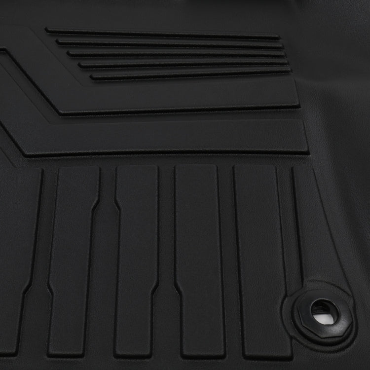 [US Warehouse] Floor Mats Liners TPE for Toyota Tundra 2014-2020 Double / CrewMax Cab