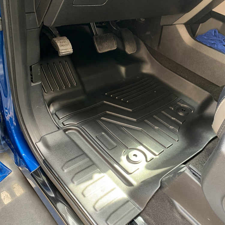 [US Warehouse] 3D TPE All Weather Car Floor Mats Liners for Toyota Tundra 2014-2020 (1st & 2nd Rows)