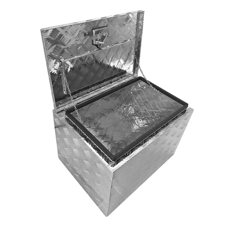 [US Warehouse] 24 inch Aluminum Under Body Toolbox 5 Bar Tread