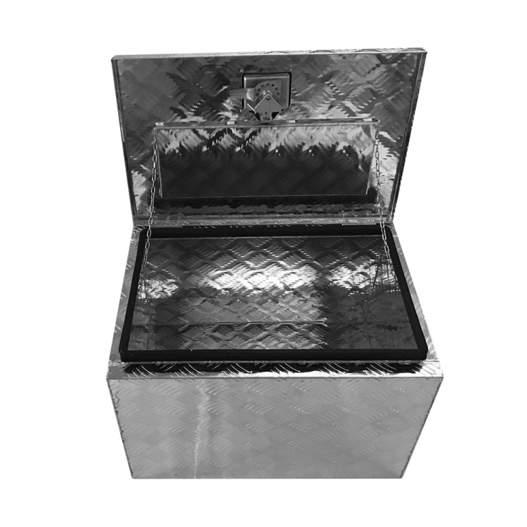 [US Warehouse] 24 inch Aluminum Under Body Toolbox 5 Bar Tread