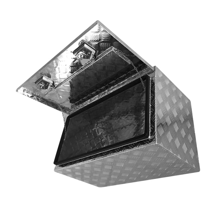 [US Warehouse] 30 inch Aluminum Five Pattern Toolbox Double Lock