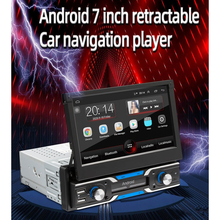 HD 7 inch Car Stretch Android Player GPS Navigation Bluetooth Stereo Radio, Support Mirror Link & FM & WIFI
