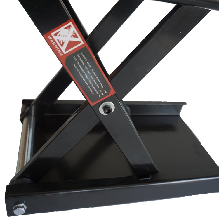 [US Warehouse] Steel Scissor Lifting Adjustable Platform for Motorcycle, Load-bearing: 1100lbs, Adjustable Range: 3.25-13.25 inch