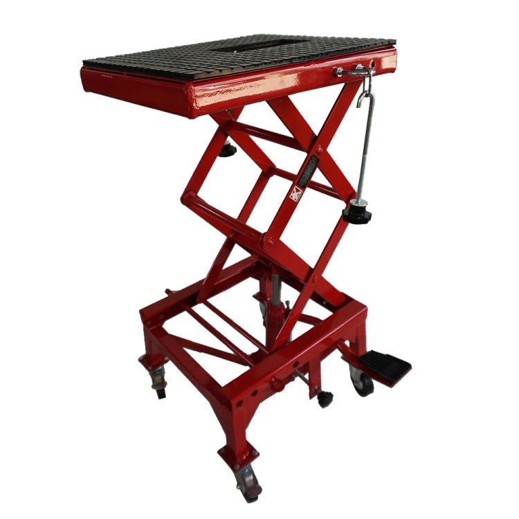 [US Warehouse] Steel Hydraulic Motorcycle Lifting Adjustable Platform, Load-bearing: 300lbs