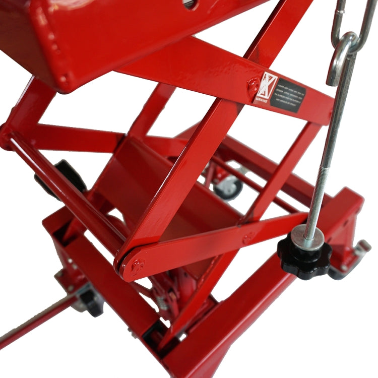 [US Warehouse] Steel Hydraulic Motorcycle Lifting Adjustable Platform, Load-bearing: 300lbs