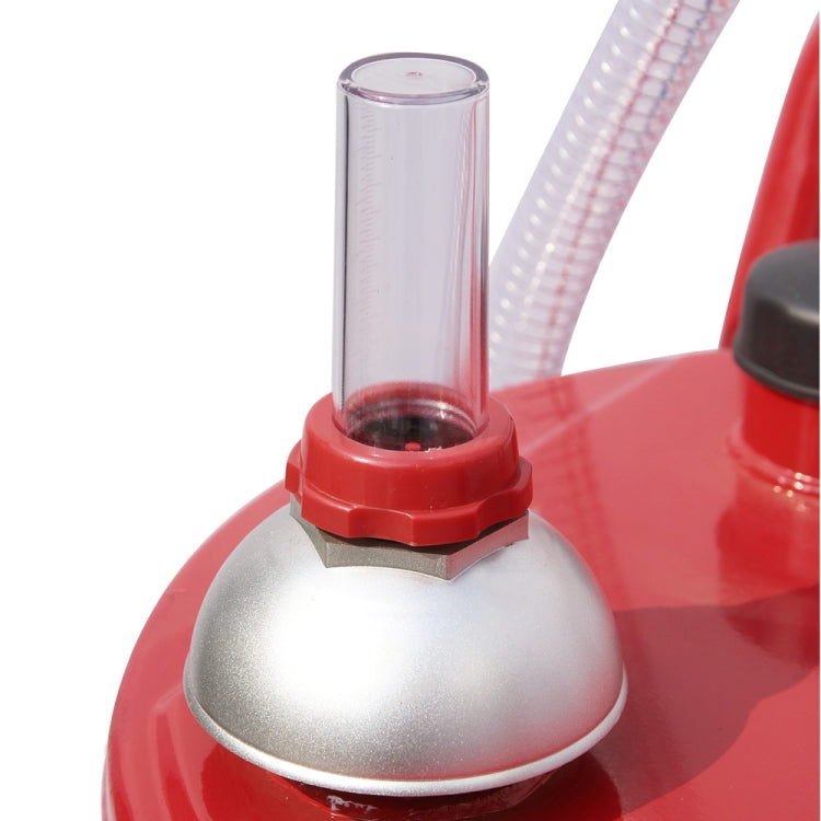 [US Warehouse] 35 Gallon Steel Fuel Storage Tank Hand-operated Gasoline Pump