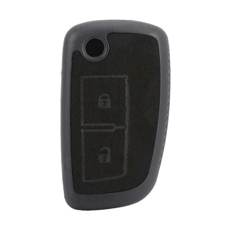 Car Flocking Plastic Key Protective Cover Two Buttons for Nissan X-TRAIL / Teana / Qashqai / Sylphy / Tiida
