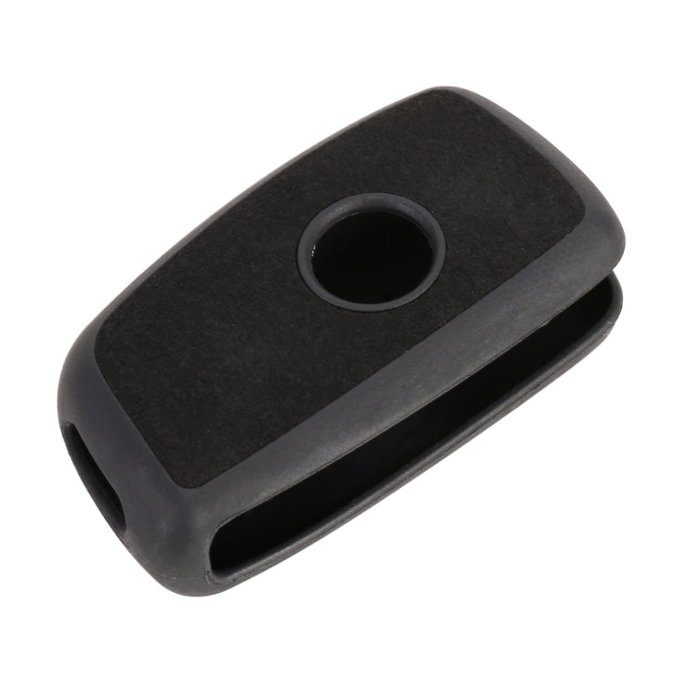 Car Flocking Plastic Key Protective Cover Three Buttons A for Nissan X-TRAIL / Teana / Qashqai / Sylphy / Tiida, Style 1