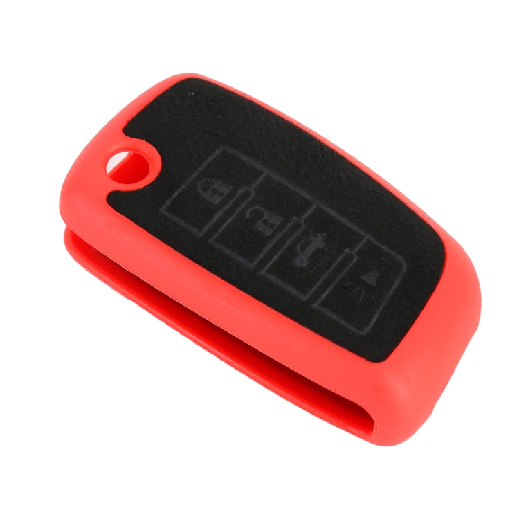Car Flocking Plastic Key Protective Cover Four Buttons for Nissan X-TRAIL / Teana / Qashqai / Sylphy / Tiida, Style 1