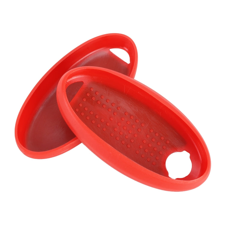 Car Flocking Plastic Key Protective Cover Three Buttons A for Nissan X-TRAIL / Teana / Qashqai / Sylphy / Tiida, Style 2