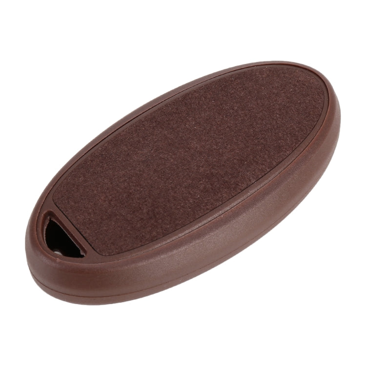 Car Flocking Plastic Key Protective Cover Three Buttons B for Nissan X-TRAIL / Teana / Qashqai / Sylphy / Tiida, Style 2