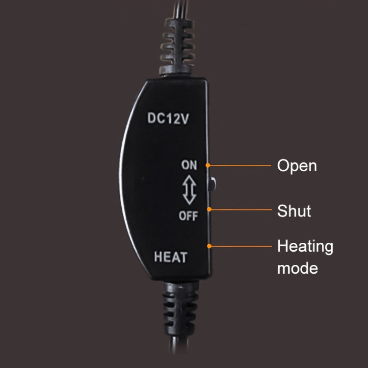 Car Cigarette Lighter Socket Seat Heater Cushion Warmer Cover Winter Heated Warm Mat