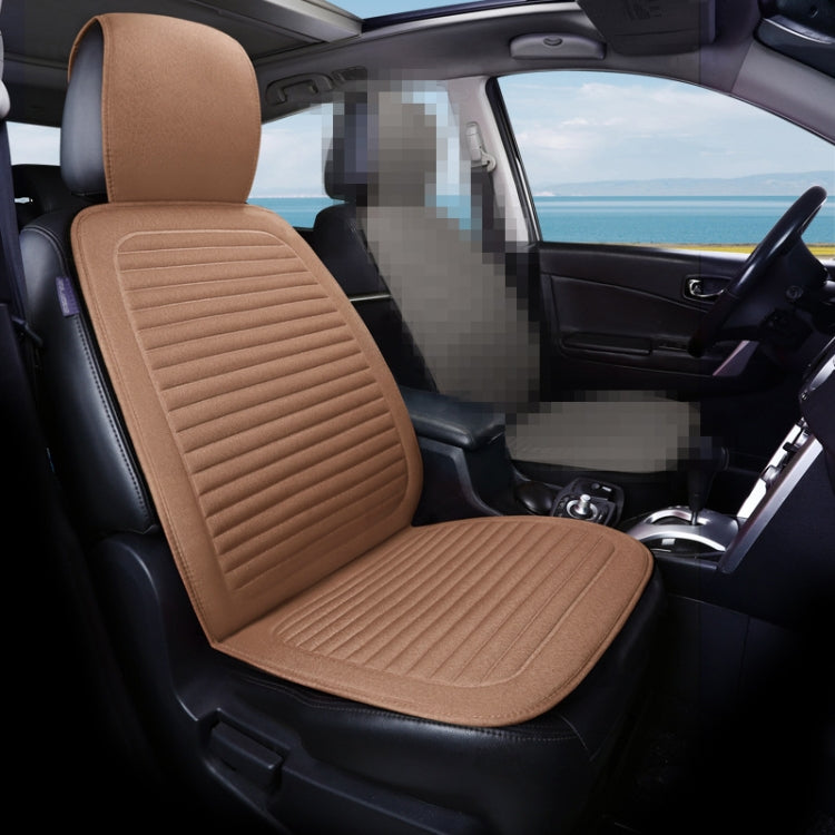 Car Four Seasons Linen Fabric Front Seat Cushion