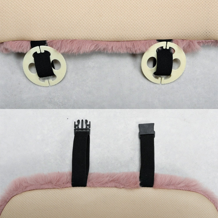 Car Winter Plush Front Seat Cushion