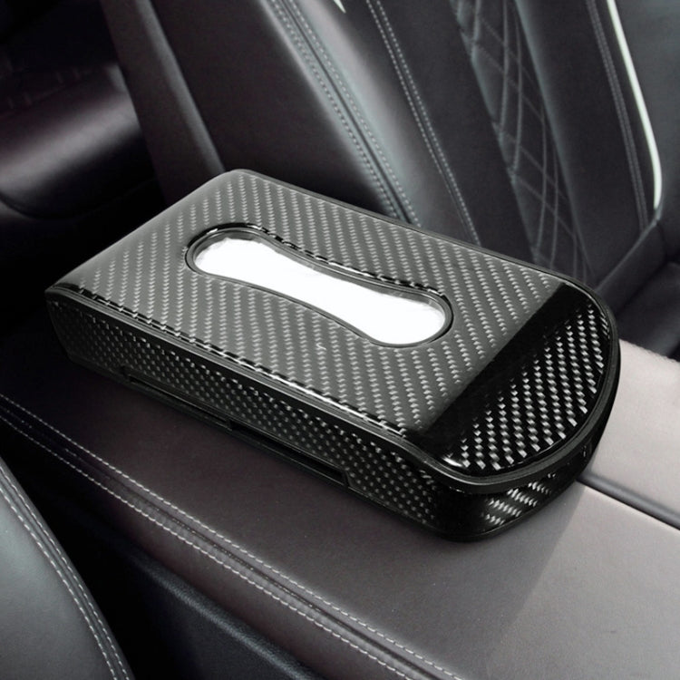 Car Carbon Fiber Tissue Box