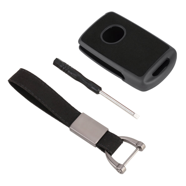Car Square Flocking Plastic Key Protective Cover for Cadillac