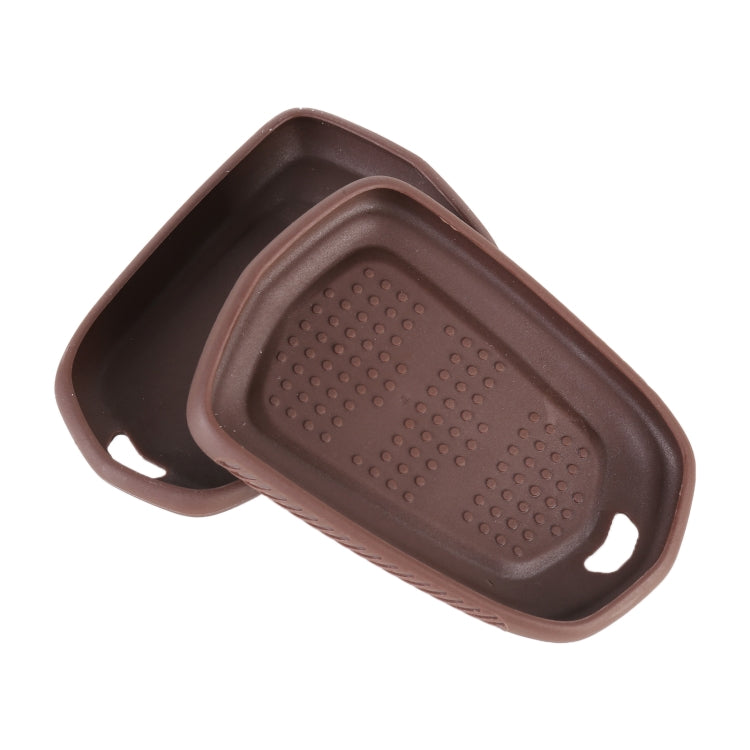 Car Flocking Plastic Key Protective Cover Four Buttons for Cadillac