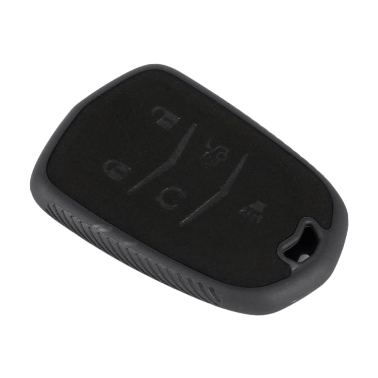 Car Flocking Plastic Key Protective Cover Five Buttons for Cadillac