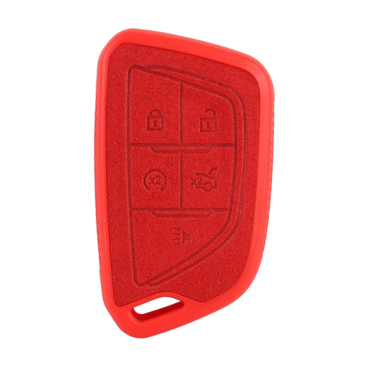 Car Flocking Plastic Key Protective Cover Five Buttons for Mazda