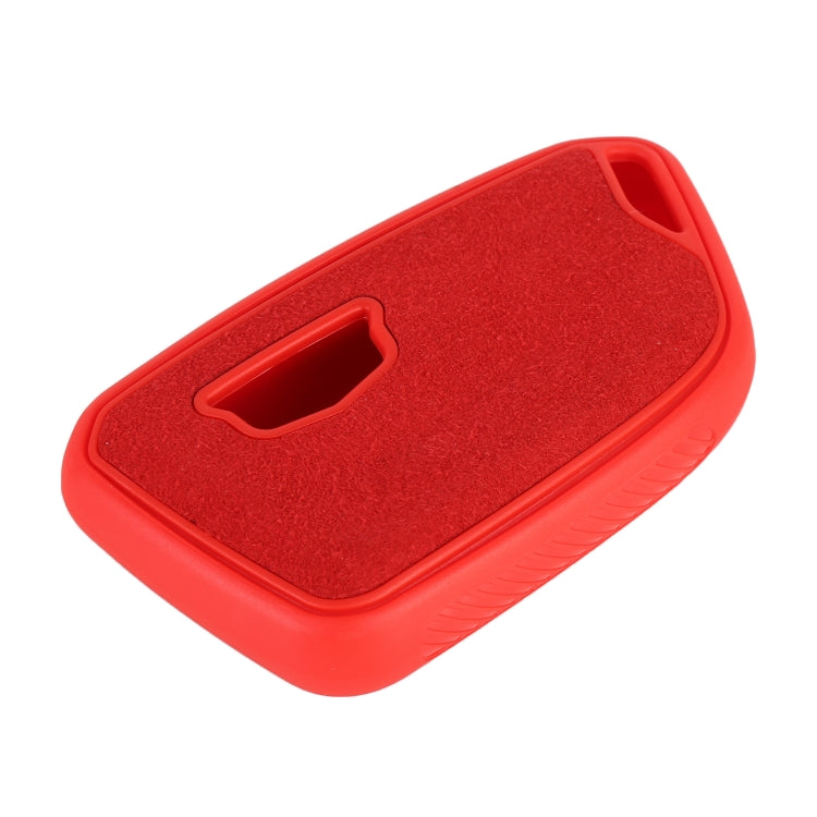 Car Flocking Plastic Key Protective Cover Five Buttons for Mazda