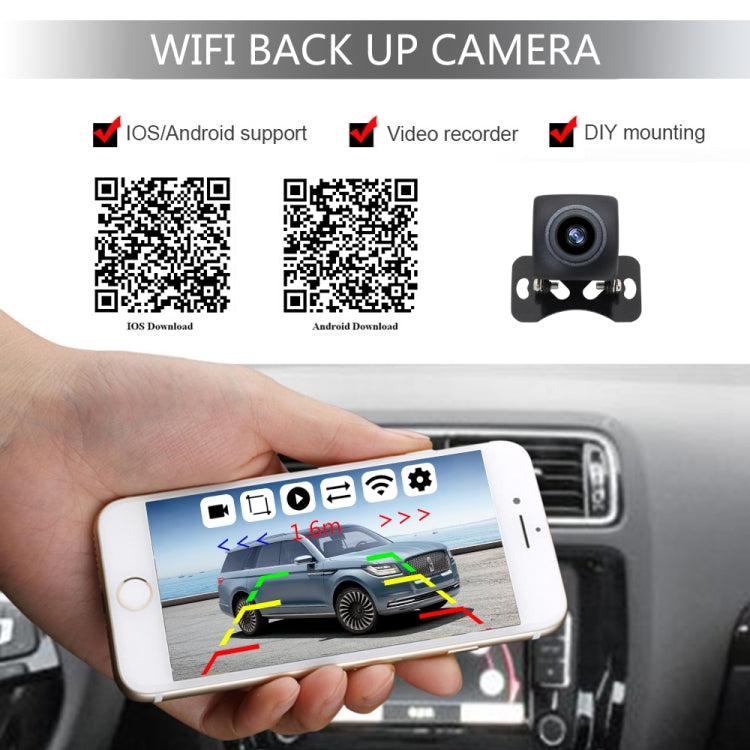 Car WiFi Parking Sensors Reversing Radar  Camera, Sensor Diameter: 22mm