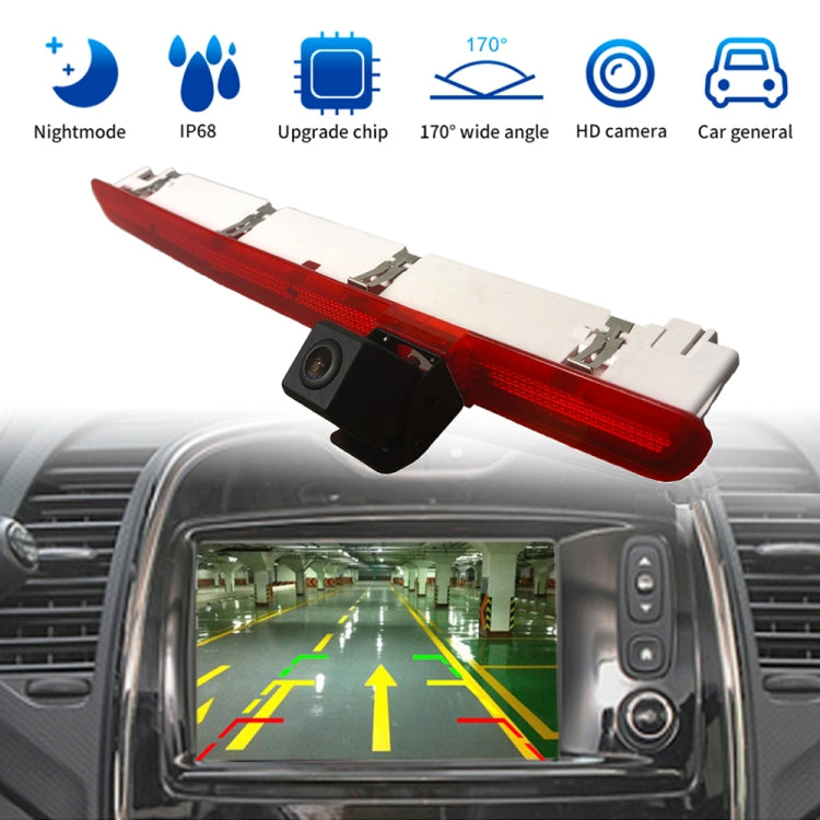 PZ473 Car Waterproof 170 Degree Brake Light View Camera for Volkswagen T6 Single Door