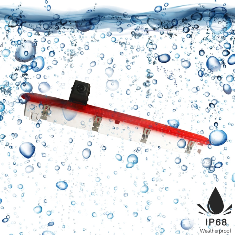 PZ473 Car Waterproof 170 Degree Brake Light View Camera for Volkswagen T6 Single Door