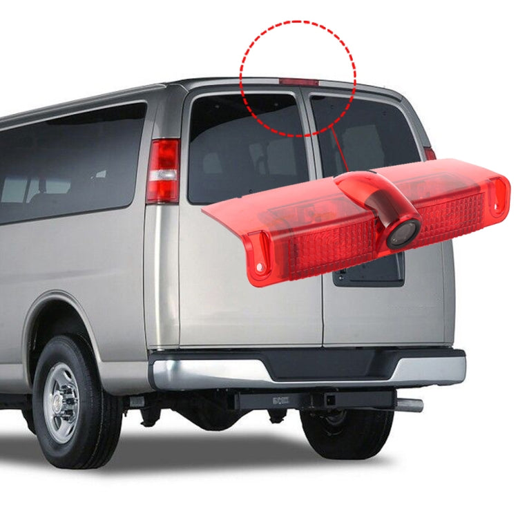 PZ478 Car Waterproof 170 Degree Brake Light View Camera for Chevrolet Express Van / CMC Savana Van