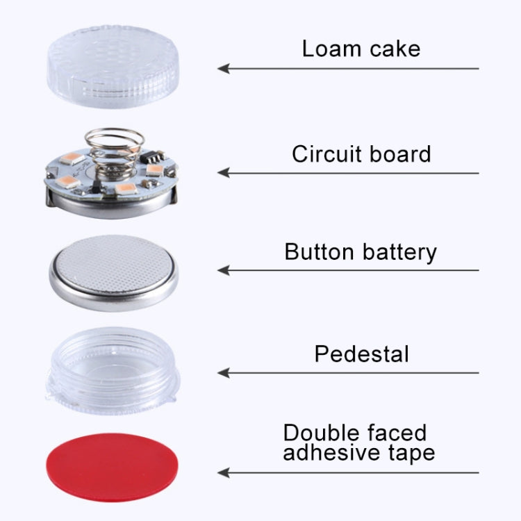 Universal Car Wireless LED Atmosphere Lights Emergency Foot Light