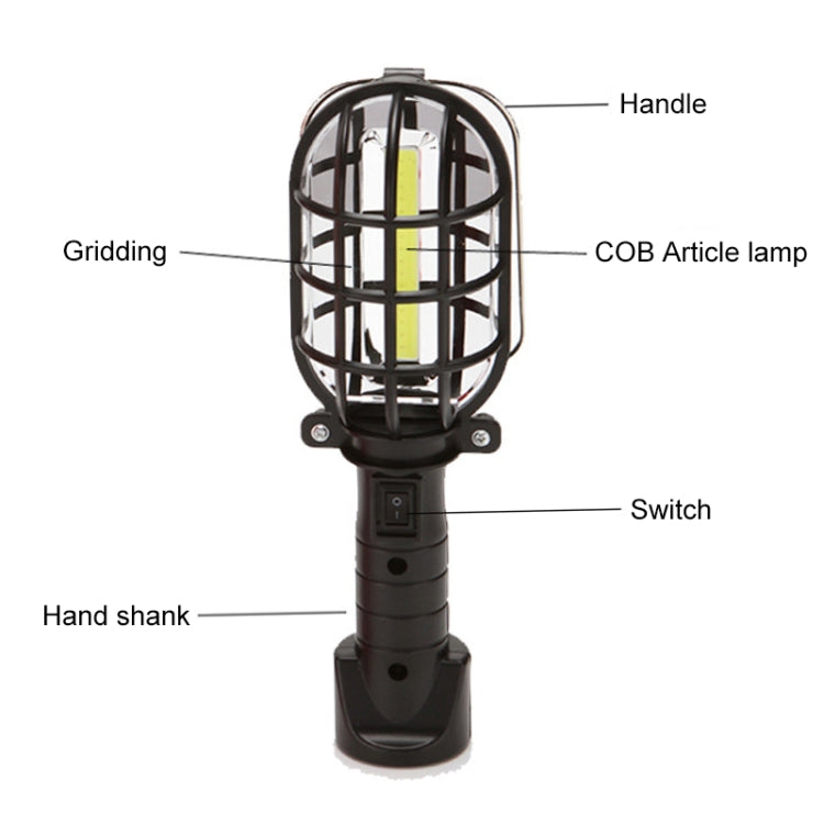 Car Work Maintenance Lamp Inspection Light Grid Outdoor Camping Lamp