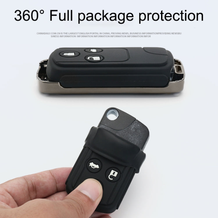 Car Luminous All-inclusive Zinc Alloy Key Protective Case Key Shell for Honda D Style Folding 2-button