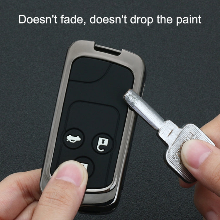 Car Luminous All-inclusive Zinc Alloy Key Protective Case Key Shell for Honda D Style Folding 2-button