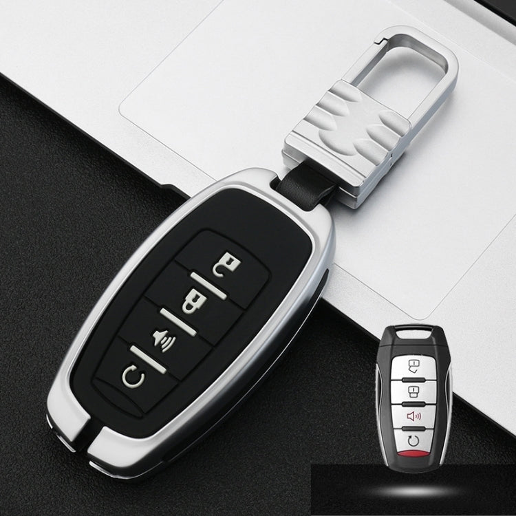 Car Luminous All-inclusive Zinc Alloy Key Protective Case Key Shell for Haval D Style Smart 4-button
