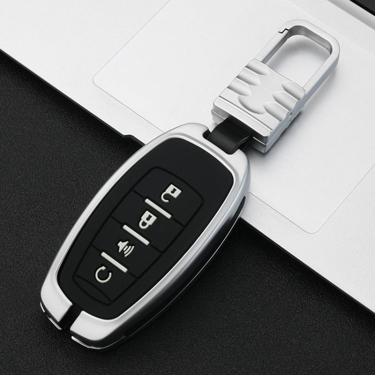 Car Luminous All-inclusive Zinc Alloy Key Protective Case Key Shell for Haval D Style Smart 4-button