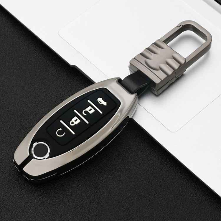 Car Luminous All-inclusive Zinc Alloy Key Protective Case Key Shell for Nissan K Style Smart 4-button