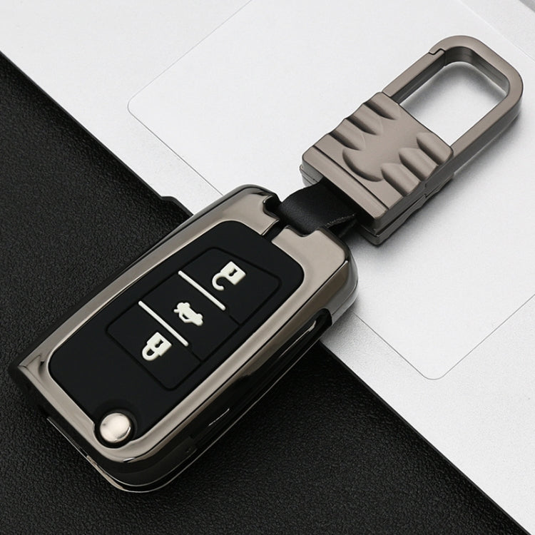 Car Luminous All-inclusive Zinc Alloy Key Protective Case Key Shell for Volkswagen B Style Folding 3-button