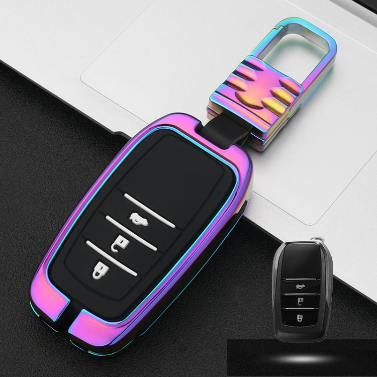 Car Luminous All-inclusive Zinc Alloy Key Protective Case Key Shell for Toyota A Style Smart 3-button