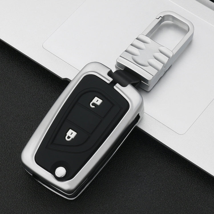 Car Luminous All-inclusive Zinc Alloy Key Protective Case Key Shell for Toyota B Style Folding 2-button