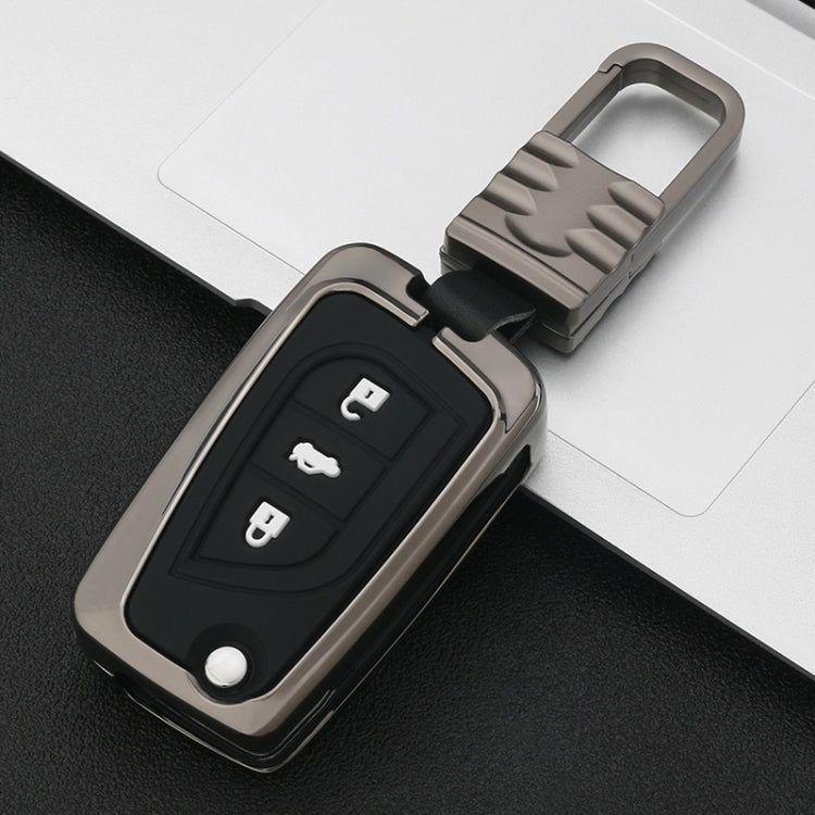 Car Luminous All-inclusive Zinc Alloy Key Protective Case Key Shell for Toyota B Style Folding 3-button