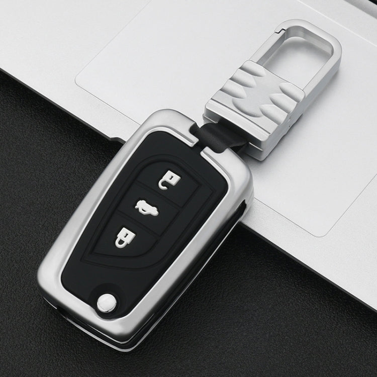 Car Luminous All-inclusive Zinc Alloy Key Protective Case Key Shell for Toyota B Style Folding 3-button