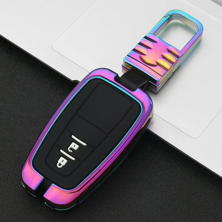 Car Luminous All-inclusive Zinc Alloy Key Protective Case Key Shell for Toyota C Style Smart 2-button