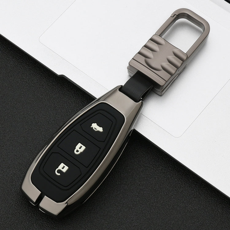 Car Luminous All-inclusive Zinc Alloy Key Protective Case Key Shell for Ford A Style Smart 3-button