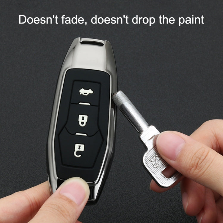 Car Luminous All-inclusive Zinc Alloy Key Protective Case Key Shell for Ford A Style Smart 3-button