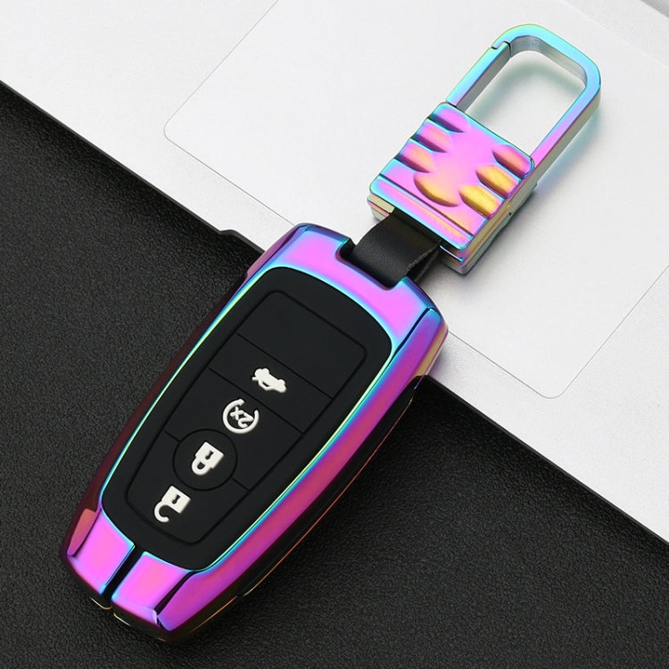 Car Luminous All-inclusive Zinc Alloy Key Protective Case Key Shell for Ford H Style Smart 4-button