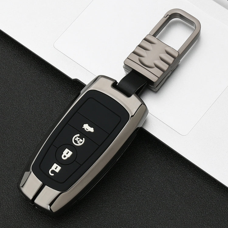 Car Luminous All-inclusive Zinc Alloy Key Protective Case Key Shell for Ford H Style Smart 4-button