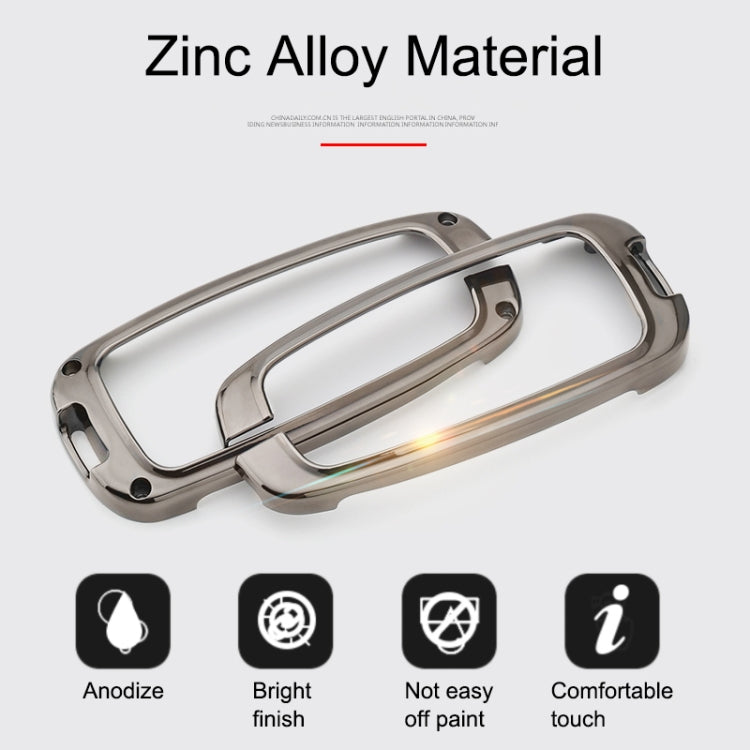 Car Luminous All-inclusive Zinc Alloy Key Protective Case Key Shell for Geely A Style Smart 3-button